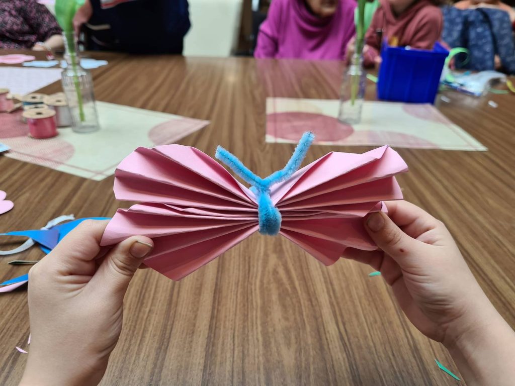 20.03.2023 – Frühlingsbasteln mit der Kita Tabaluga